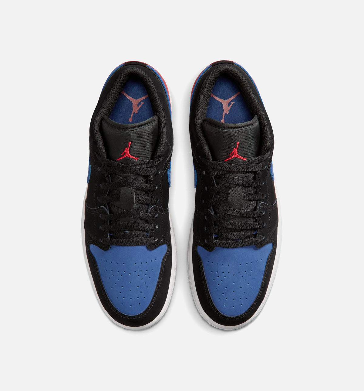 Air Jordan 1 Low Men's Sneakers - Black / True Blue / Varsity Red