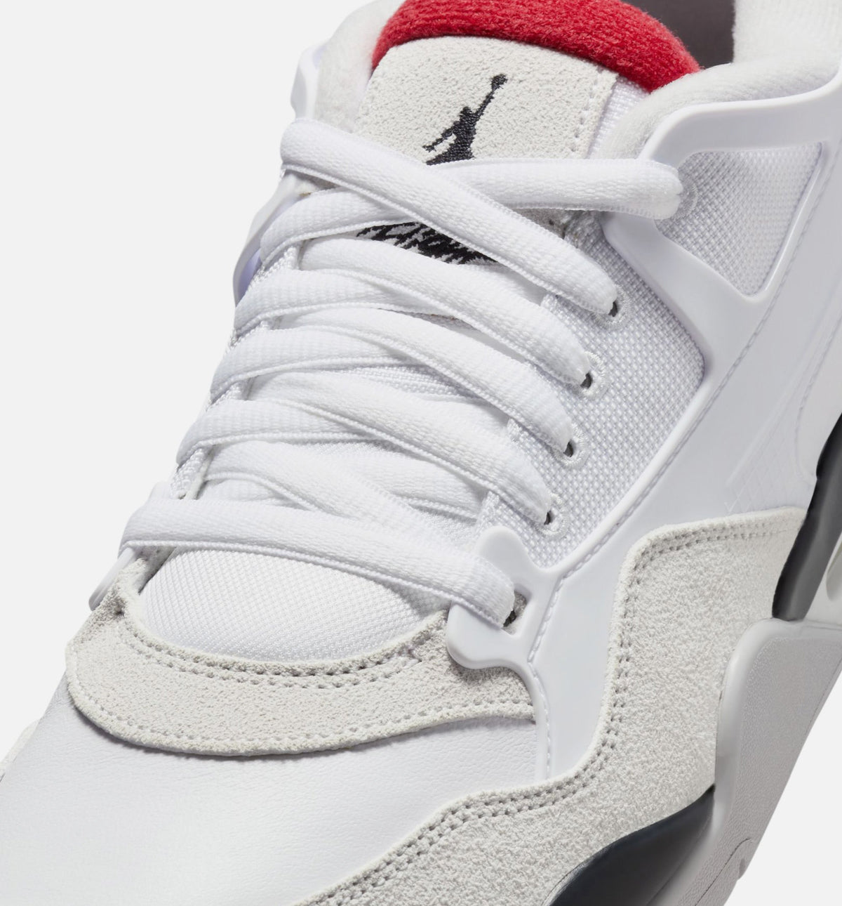 Air Jordan 4 RM Men's Sneakers - White / Black / Neutral Grey