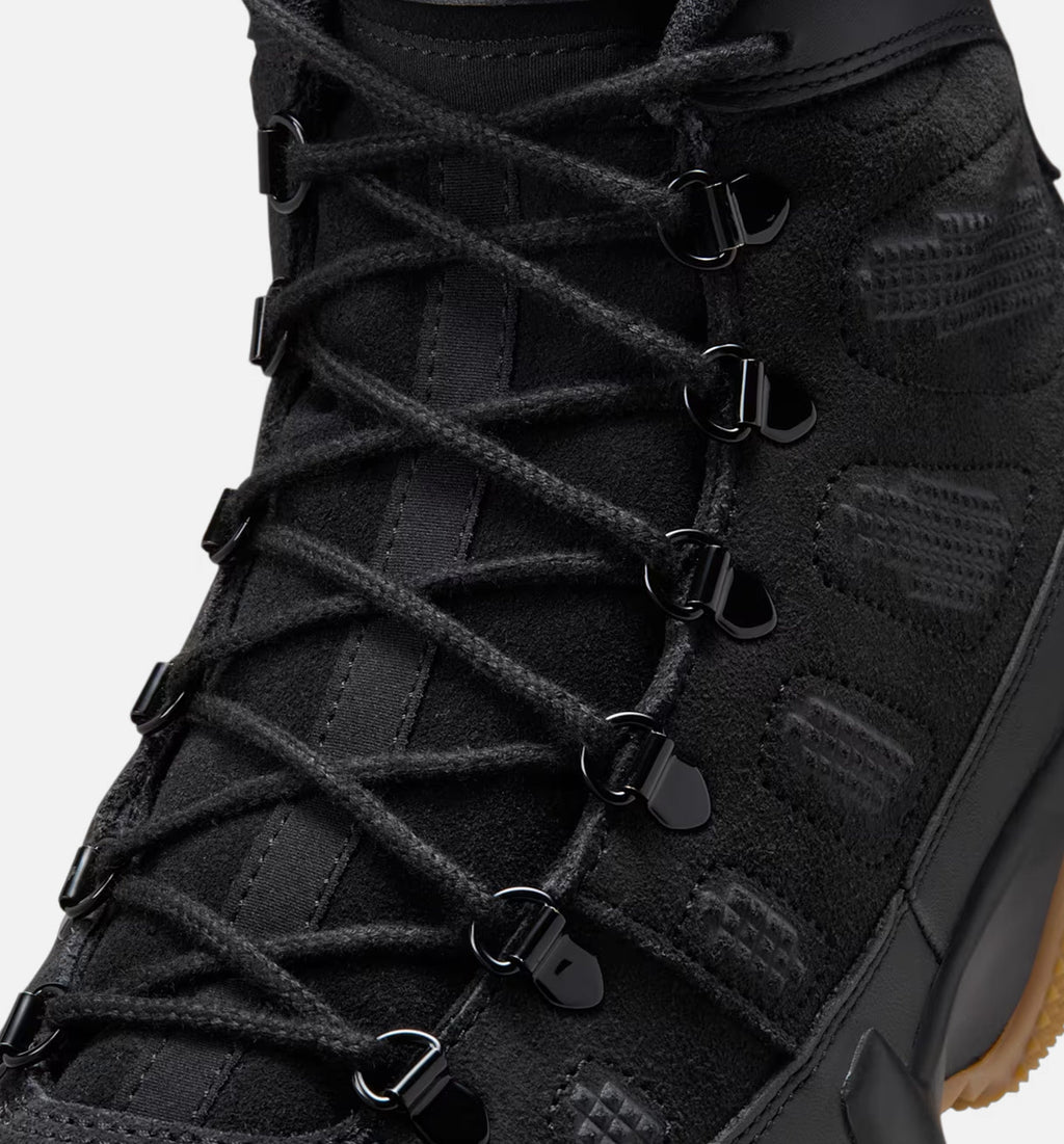Air Jordan 9 Retro Men's Lifestyle Boots - Black / Gum Light Brown