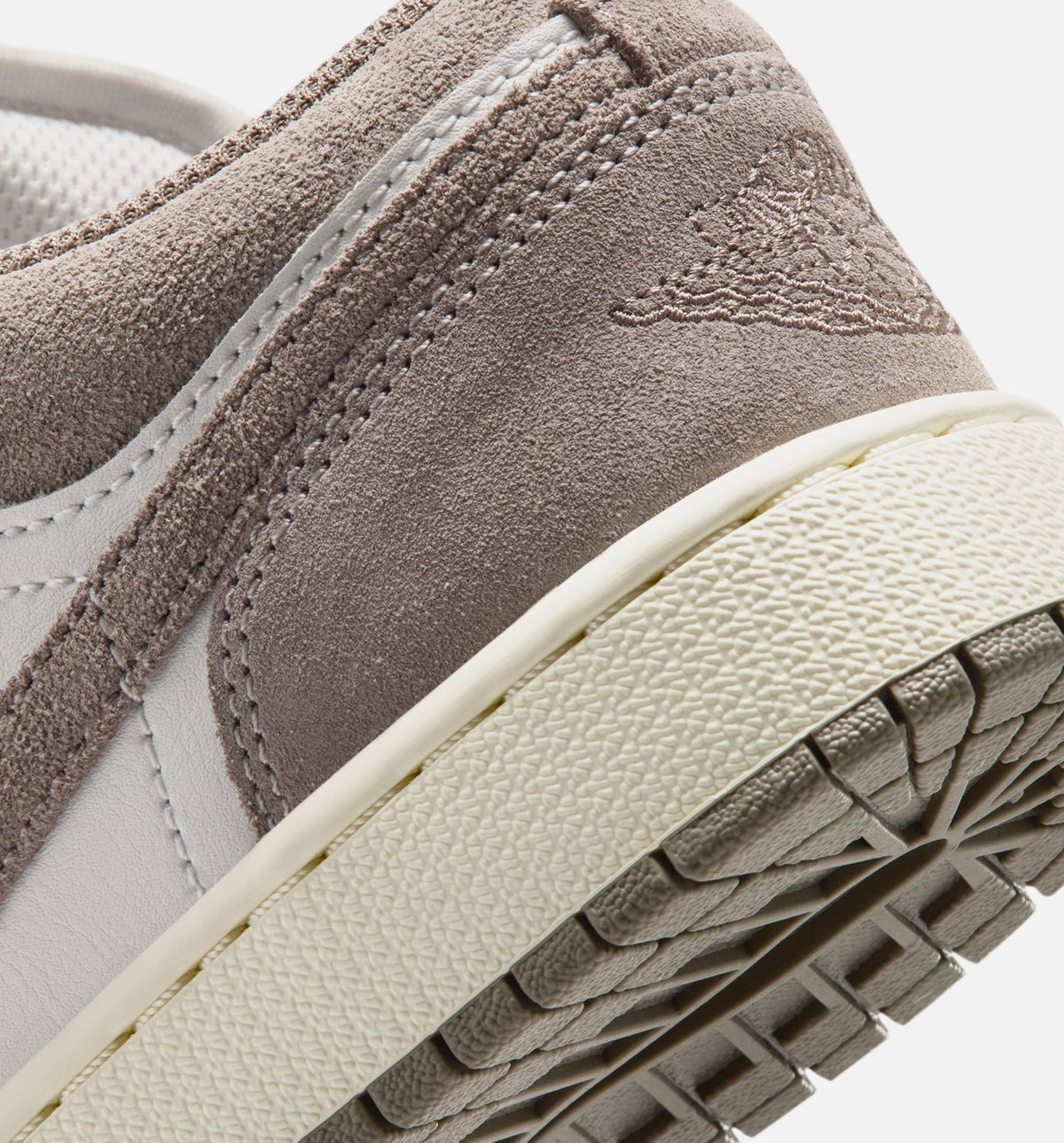 Air Jordan 1 Low Grade School Sneakers - Olive Grey