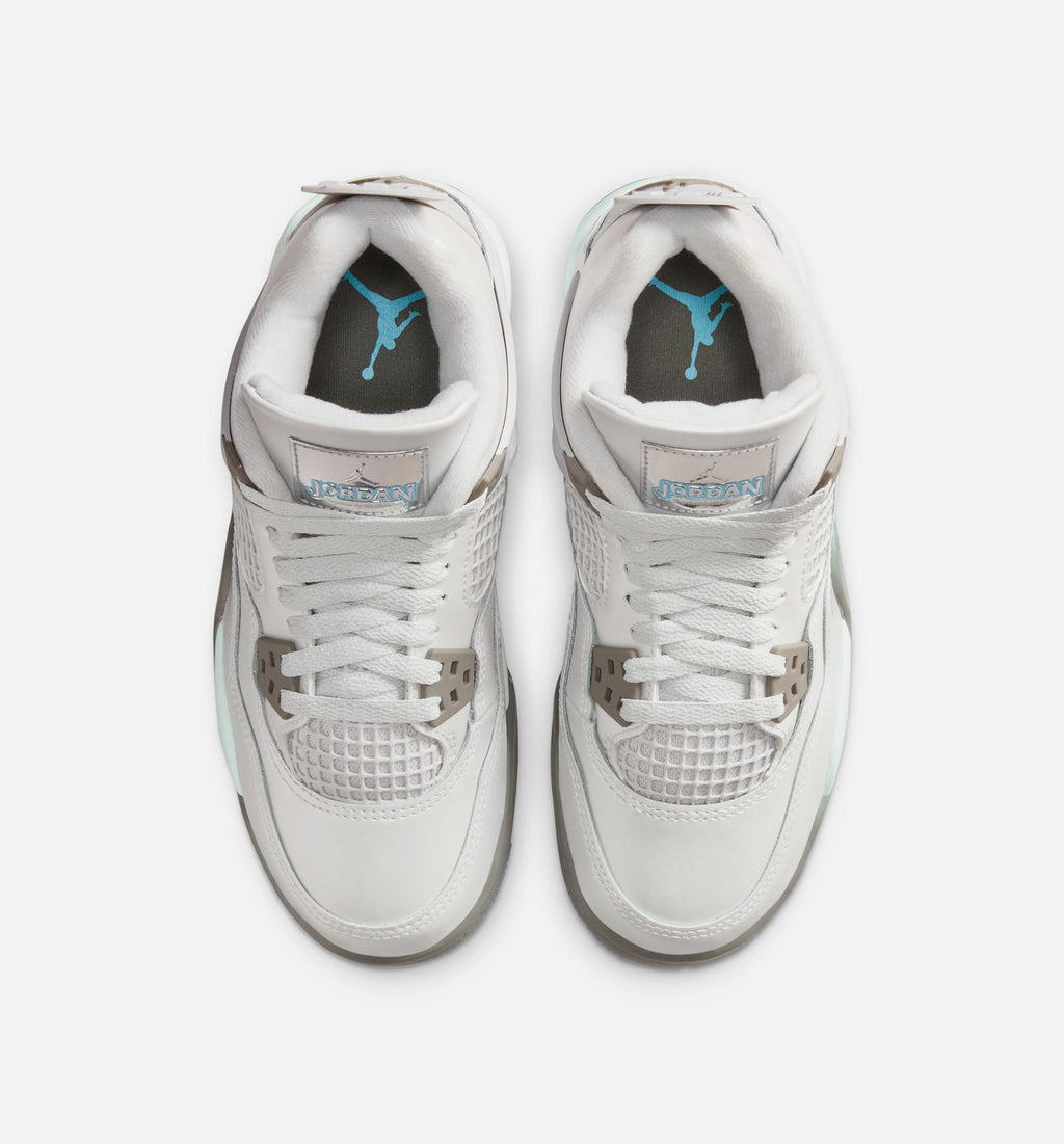 Air Jordan 4 Retro Blue Chill Grade School Sneakers