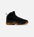 Air Jordan 9 Retro Men's Lifestyle Boots - Black / Gum Light Brown