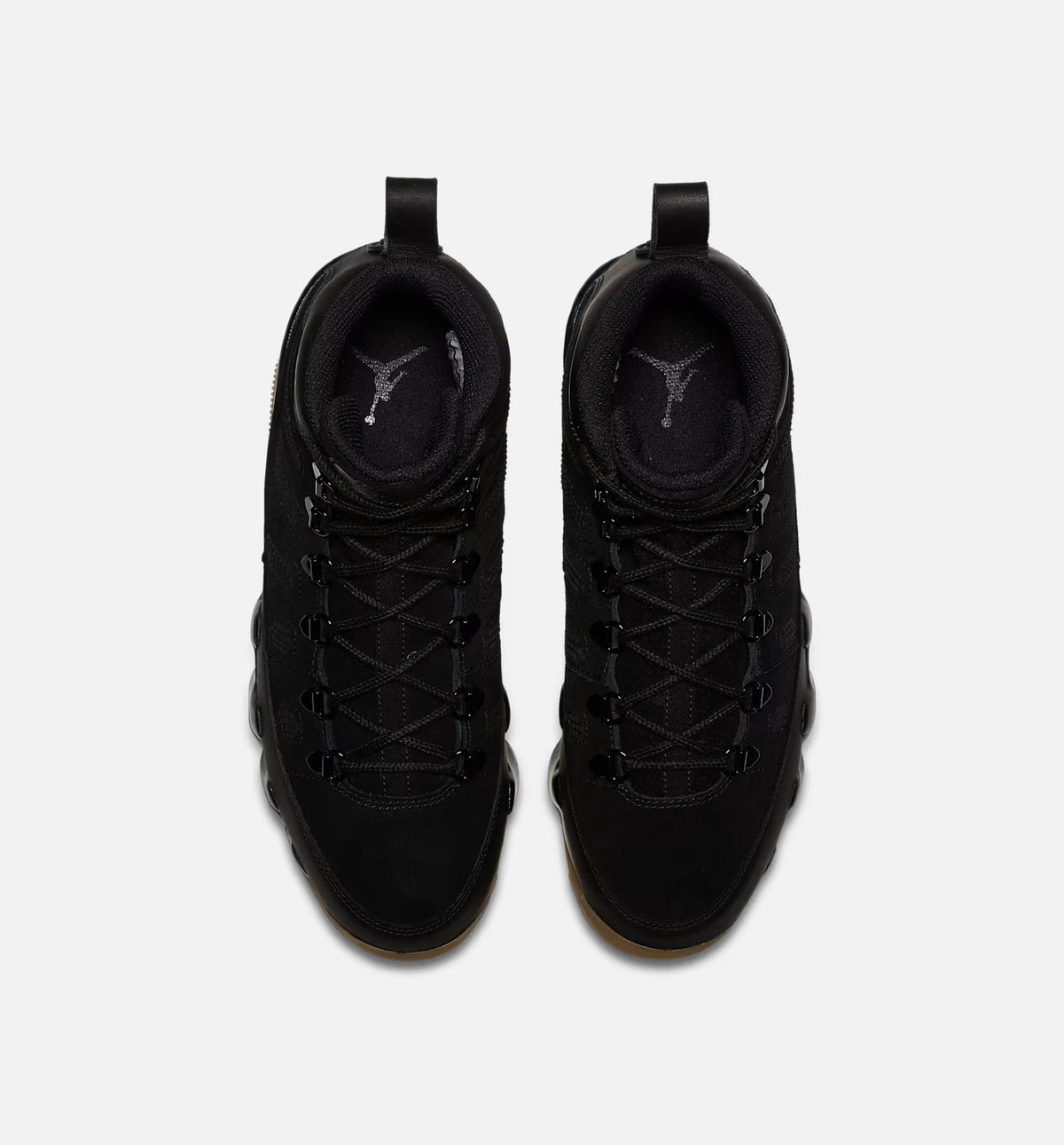 Air Jordan 9 Retro Men's Lifestyle Boots - Black / Gum Light Brown