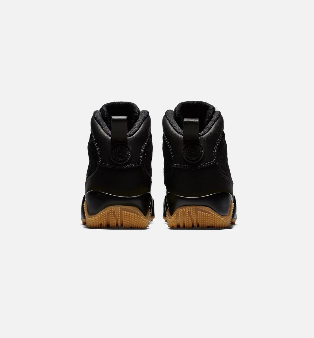 Air Jordan 9 Retro Men's Lifestyle Boots - Black / Gum Light Brown