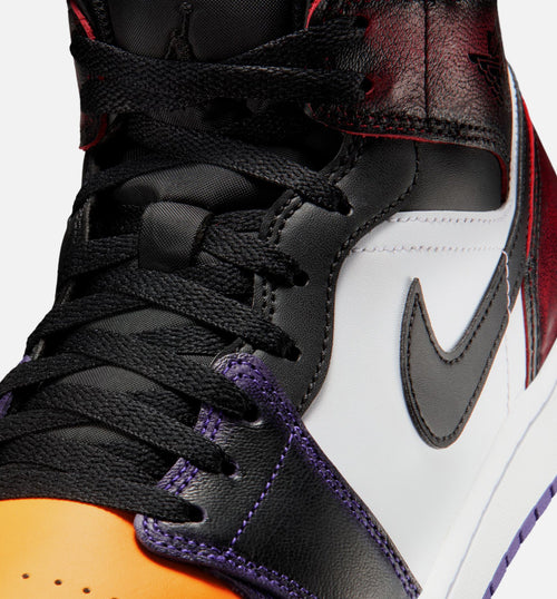 Air Jordan 1 Mid SE Men's Sneakers - True Red / Court Purple