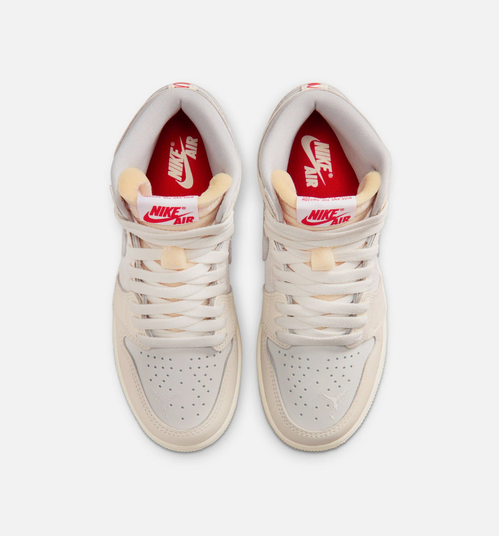 Air Jordan 1 Retro High OG Grade School Sneakers - Sail
