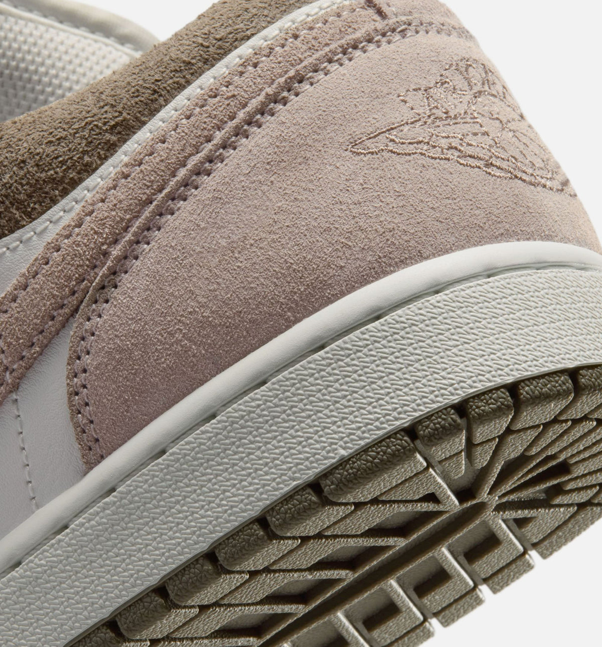 Air Jordan 1 Low Men's Sneakers - Olive Grey / Enigma Stone