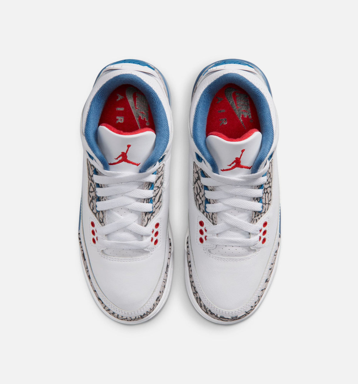 Air Jordan 3 Retro OG True Blue Grade School Sneakers
