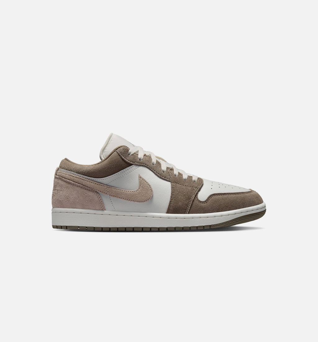 Air Jordan 1 Low Men's Sneakers - Olive Grey / Enigma Stone