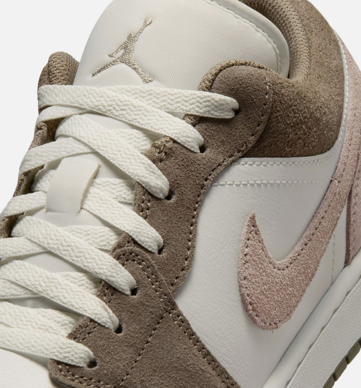 Air Jordan 1 Low Men's Sneakers - Olive Grey / Enigma Stone