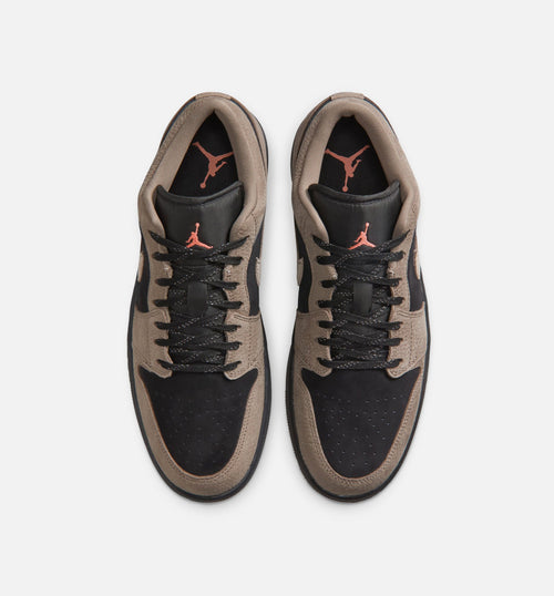 Air Jordan 1 Low SE Men's Sneakers - Black / Olive Grey